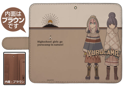 『ゆるキャン△』ゆるキャン△ なでしこ&リン 手帳型スマホケース【202408再販】